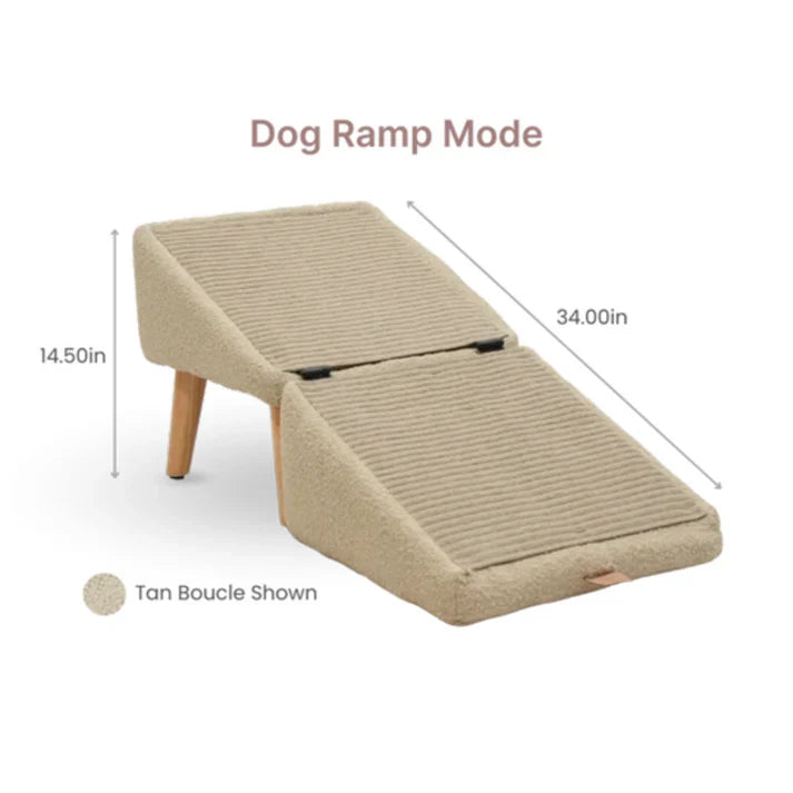 ๐ถ Give Your Pup Royal Access โ Ramp + Ottoman Inside! ๐