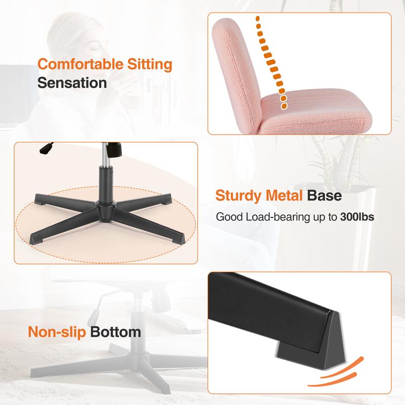 ✨ Height-Adjustable Criss Cross Chair – With or Without Wheels