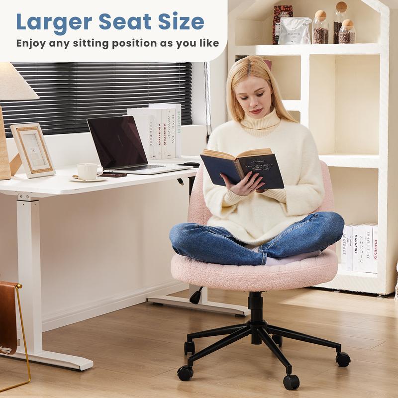 ✨ Height-Adjustable Criss Cross Chair – With or Without Wheels