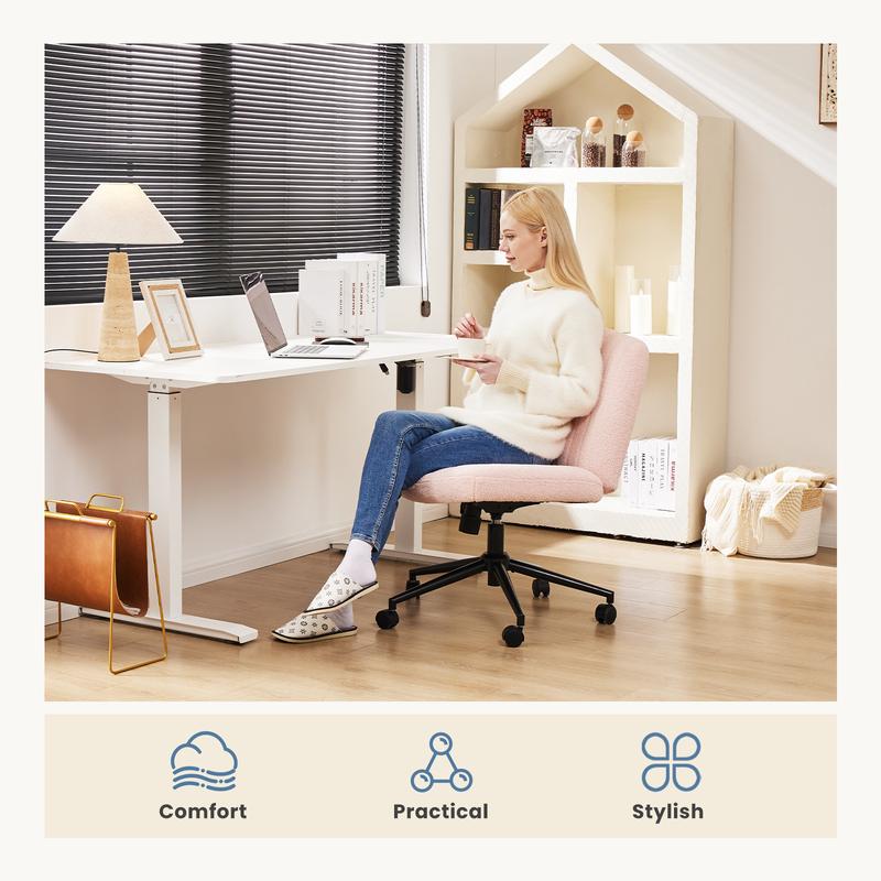 ✨ Height-Adjustable Criss Cross Chair – With or Without Wheels